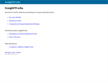 Tablet Screenshot of insightworks.com